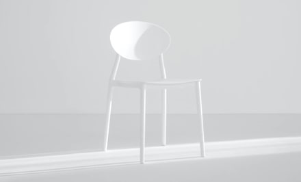 one white chair